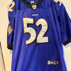 Reebok Blue NFL Jersey with Number 54